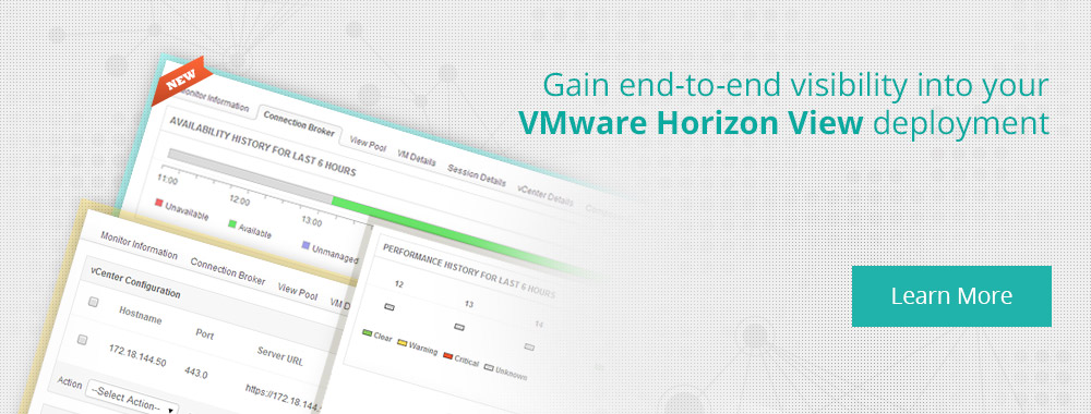 Horizon View Monitoring