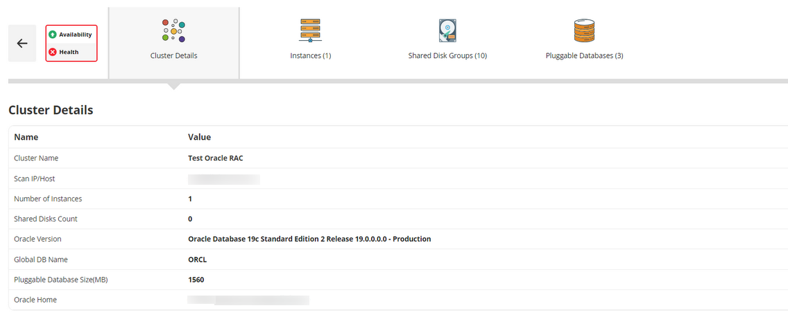 Oracle RAC Monitoring - ManageEngine Applications Manager