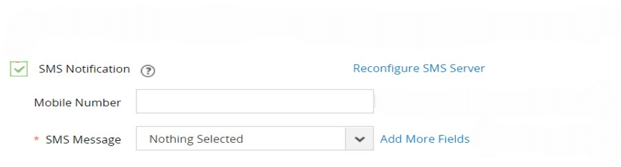 Notification settings configuration
