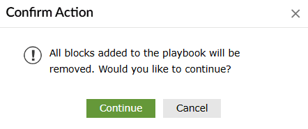 Creating a playbook