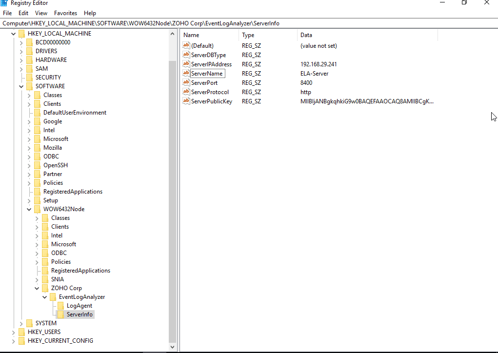 Create an EventLog Analyzer Support Information File (SIF)