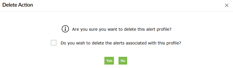 Add alert profile option via manage alert profiles module