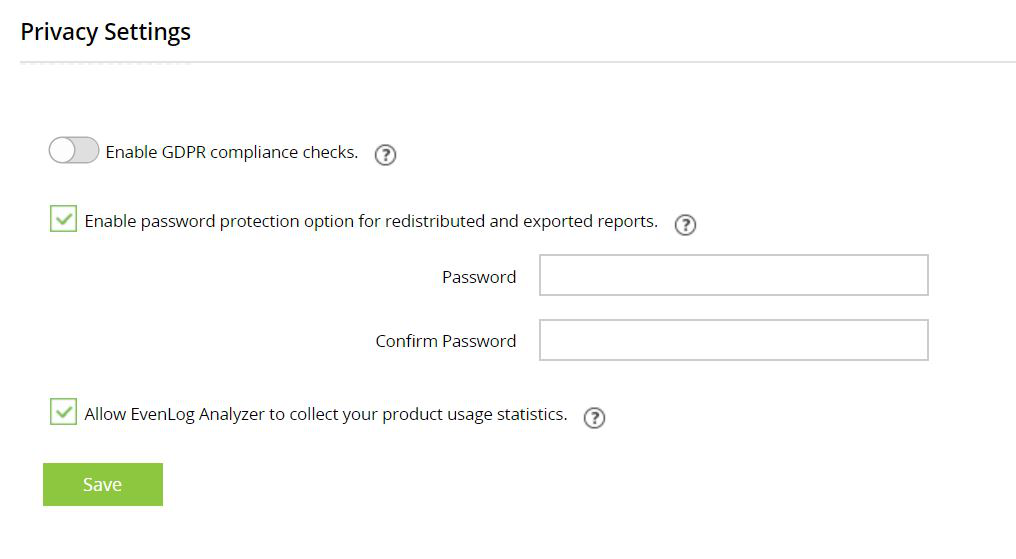 Privacy Settings