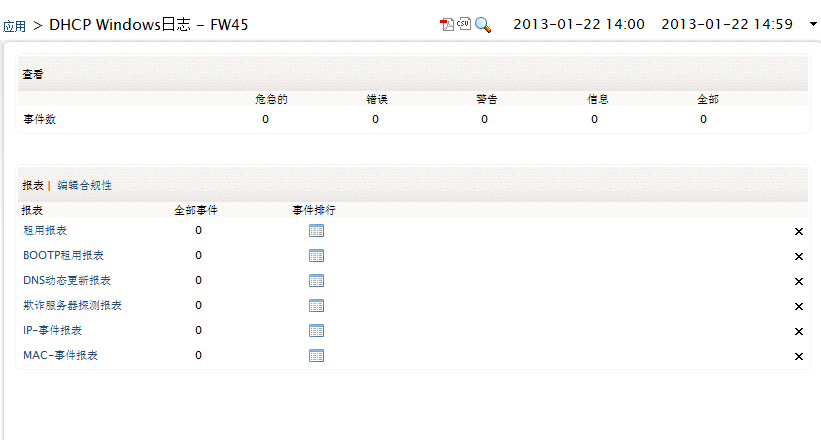 DHCP Windows Server Application Log Report