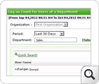 Logon count for Users of a Department Report