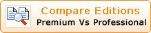 Compare Premium & Professional Editions