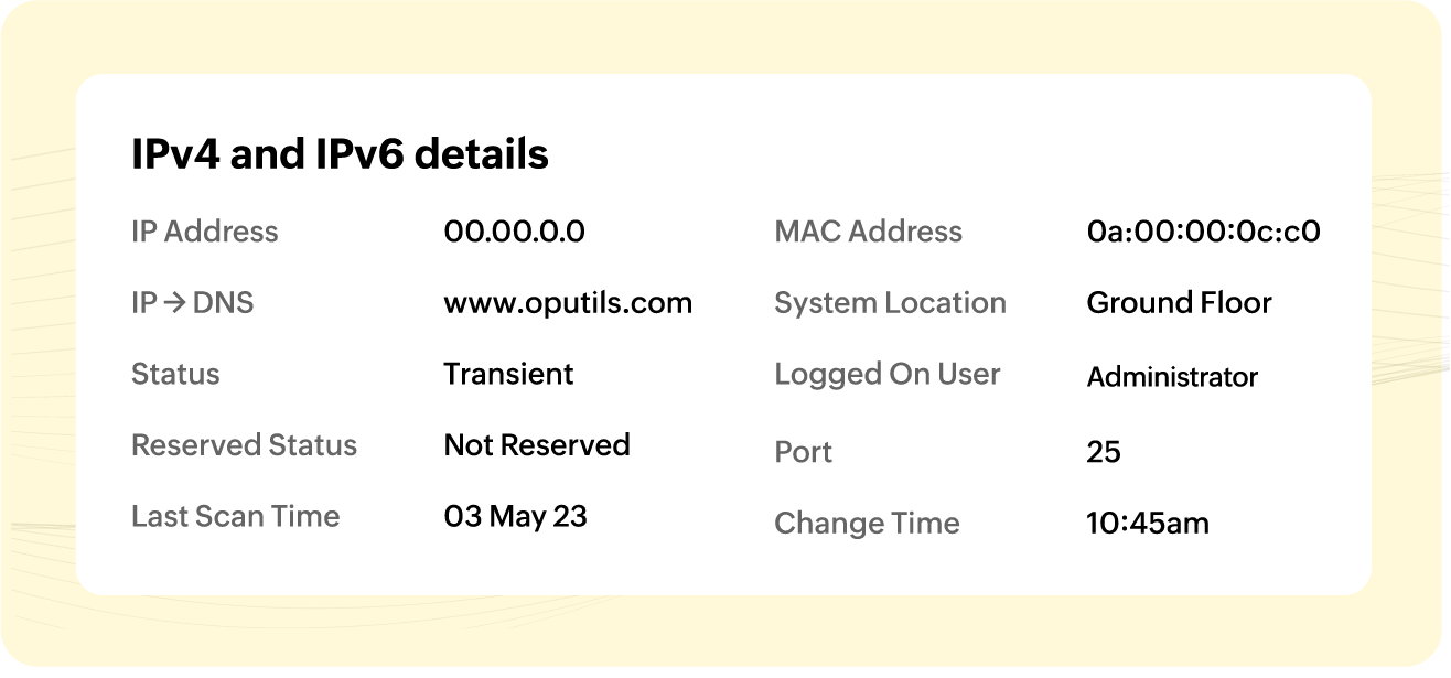 统一的IPv4和IPv6管理