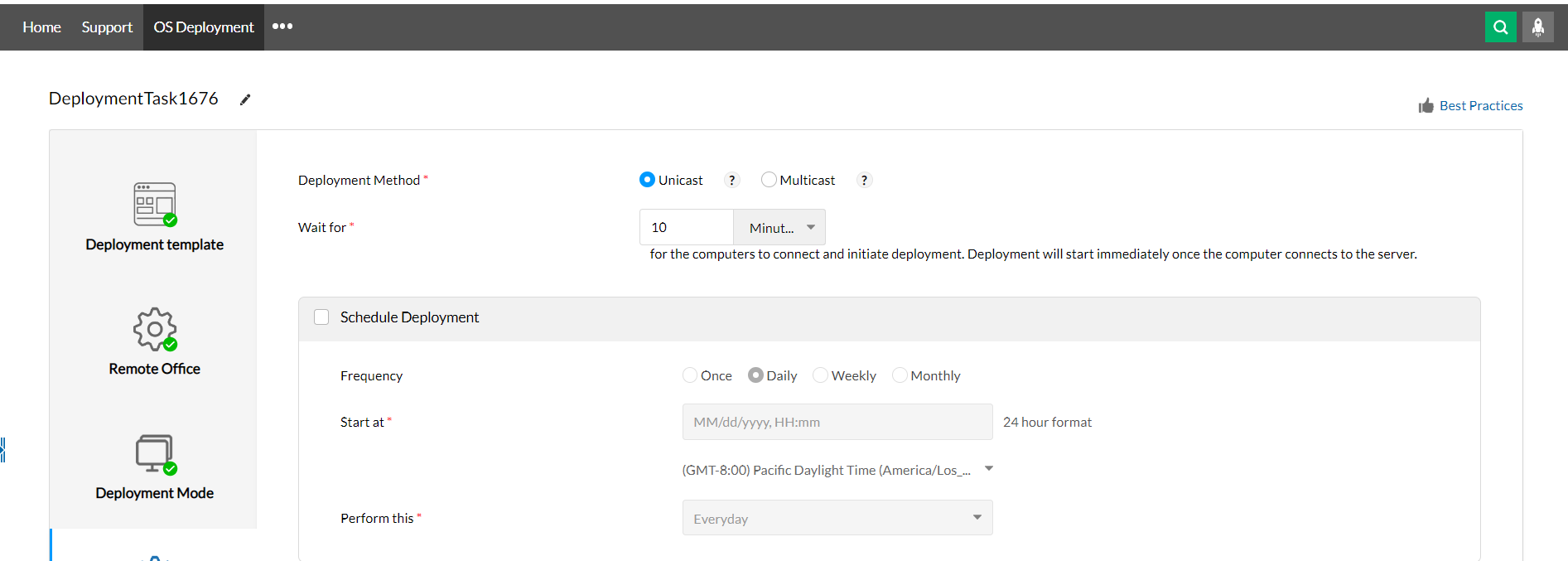 免费硬盘克隆软件 - ManageEngine OS Deployer