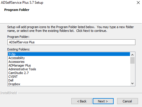 selecting-the-program-folder