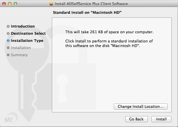 Mac OS X登录代理设置 - Install Location