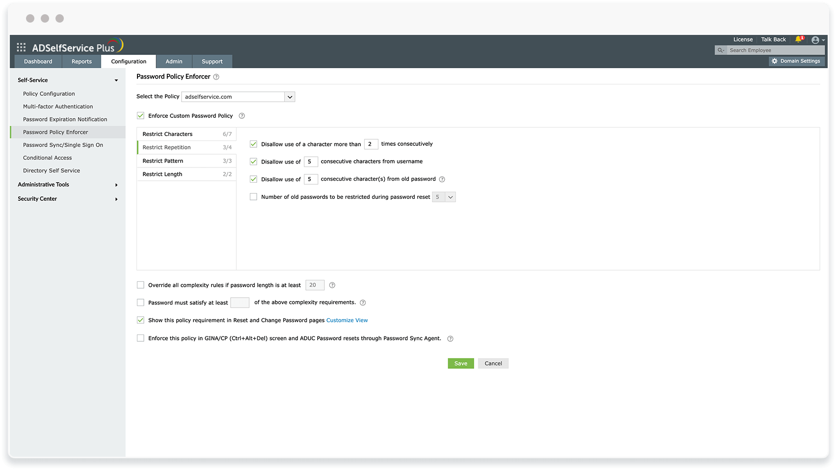 Login activity monitoring