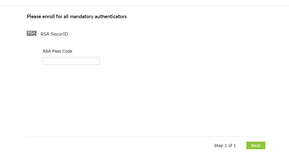 Enrollment using email address