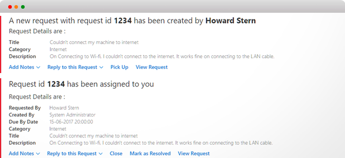 Outlook＆Office 365上的可行消息-技术员对请求的操作