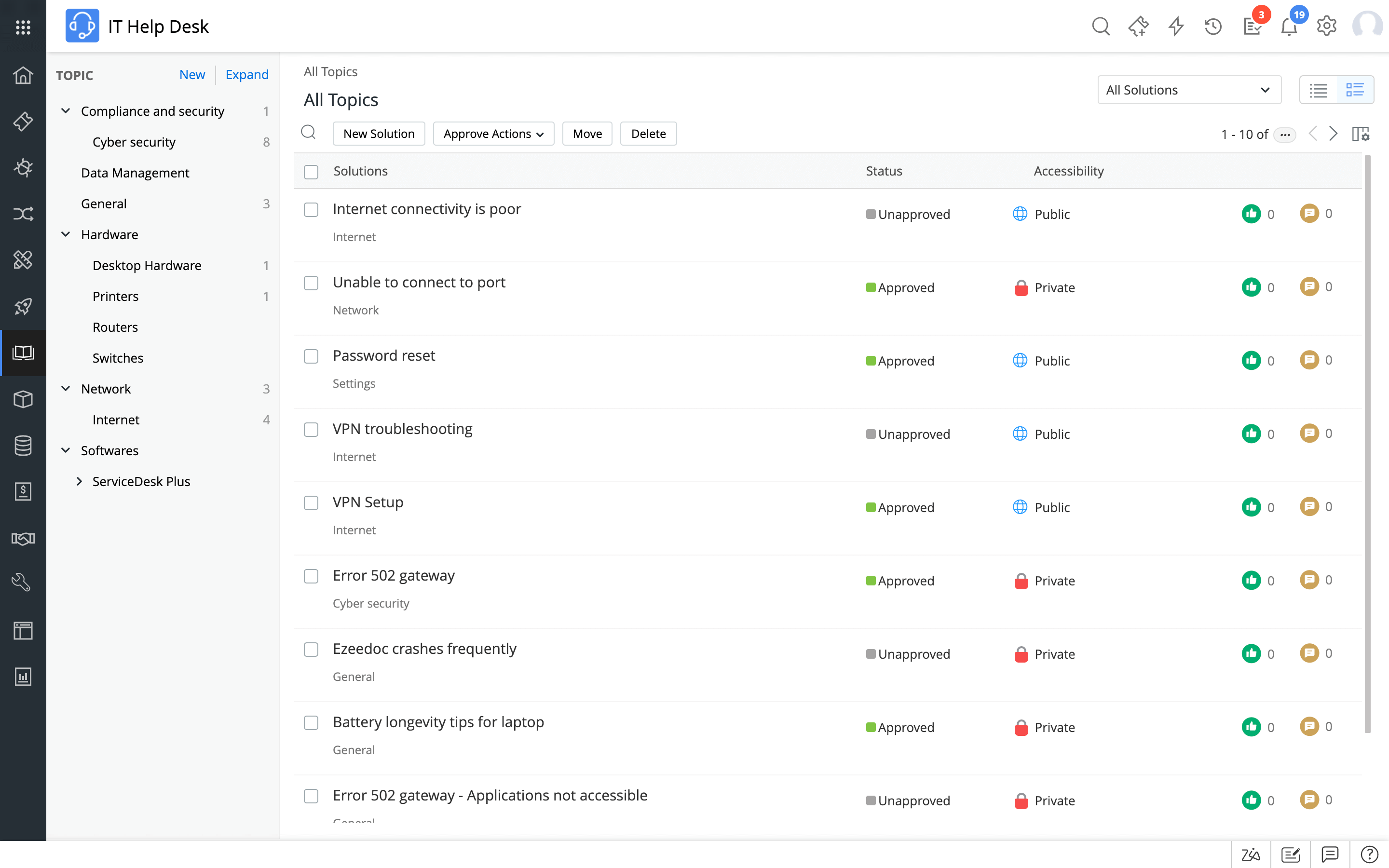 Help desk 软件 - ManageEngine ServiceDesk Plus