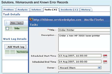 Solutions , Workarounds and Known Error Records
