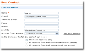 客户联系人管理