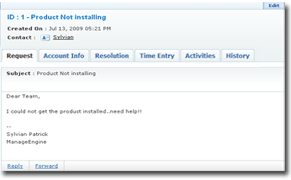 帮助台软件 - 电子邮件管理