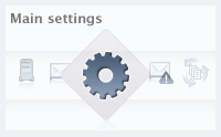 Main Settings grouped for easier access! Main Settings grouped for easier access!