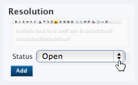 Change status option in Request Resolution Change status option in Request Resolution
