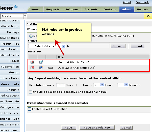 SLA Customer Support Software
