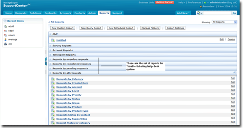 Trouble Ticket Tracking