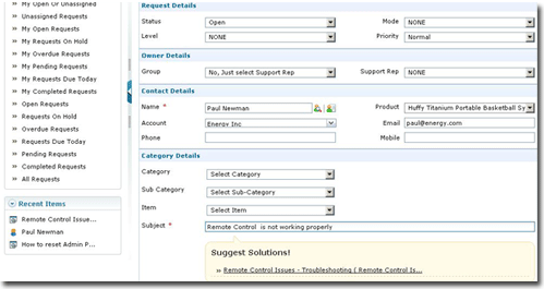 Trouble Ticket Software