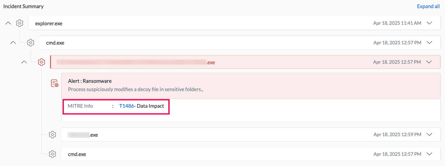 Infected device isolation