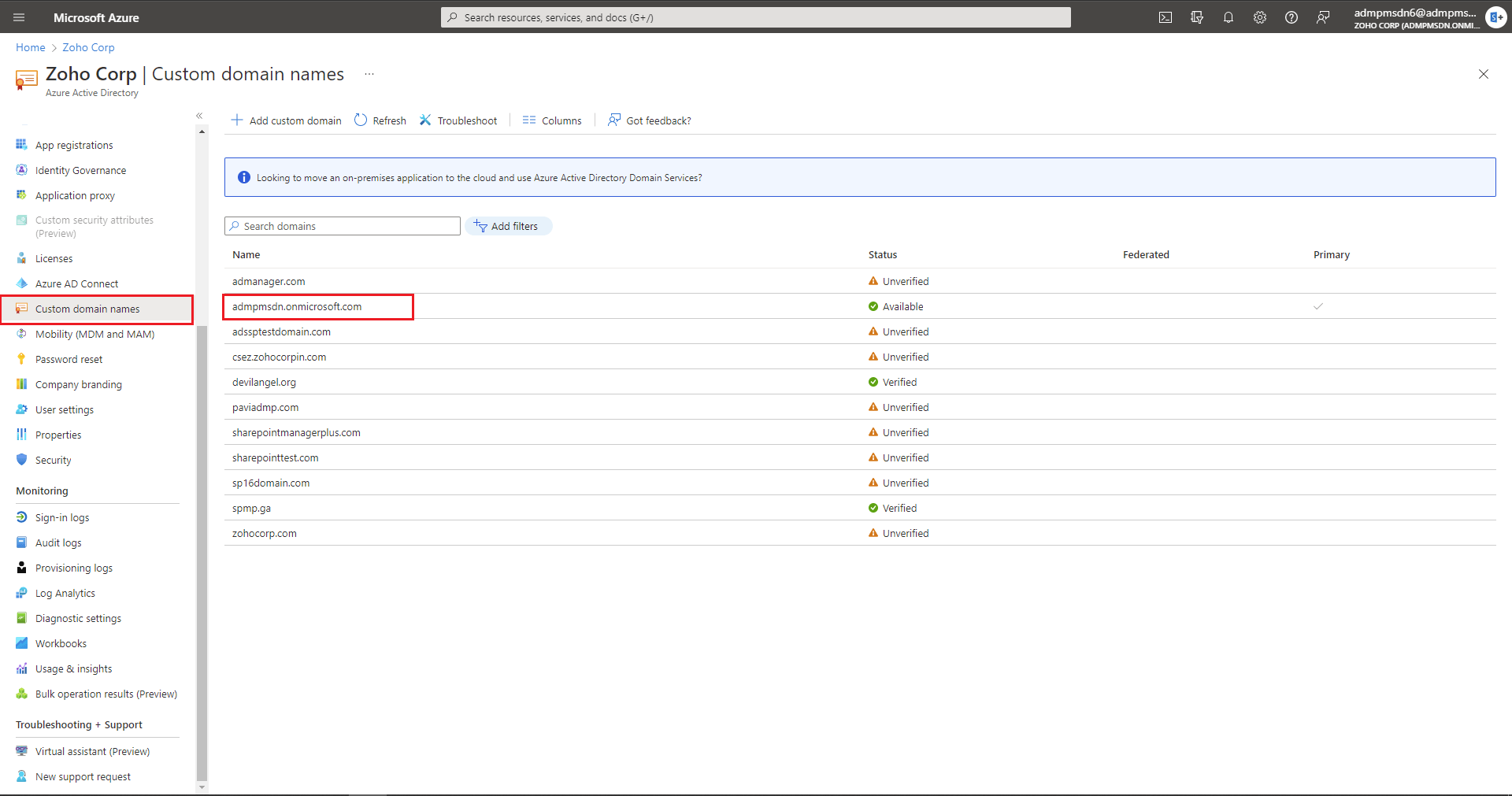 在 SharePoint Manager Plus 中配置 Microsoft 365 租户