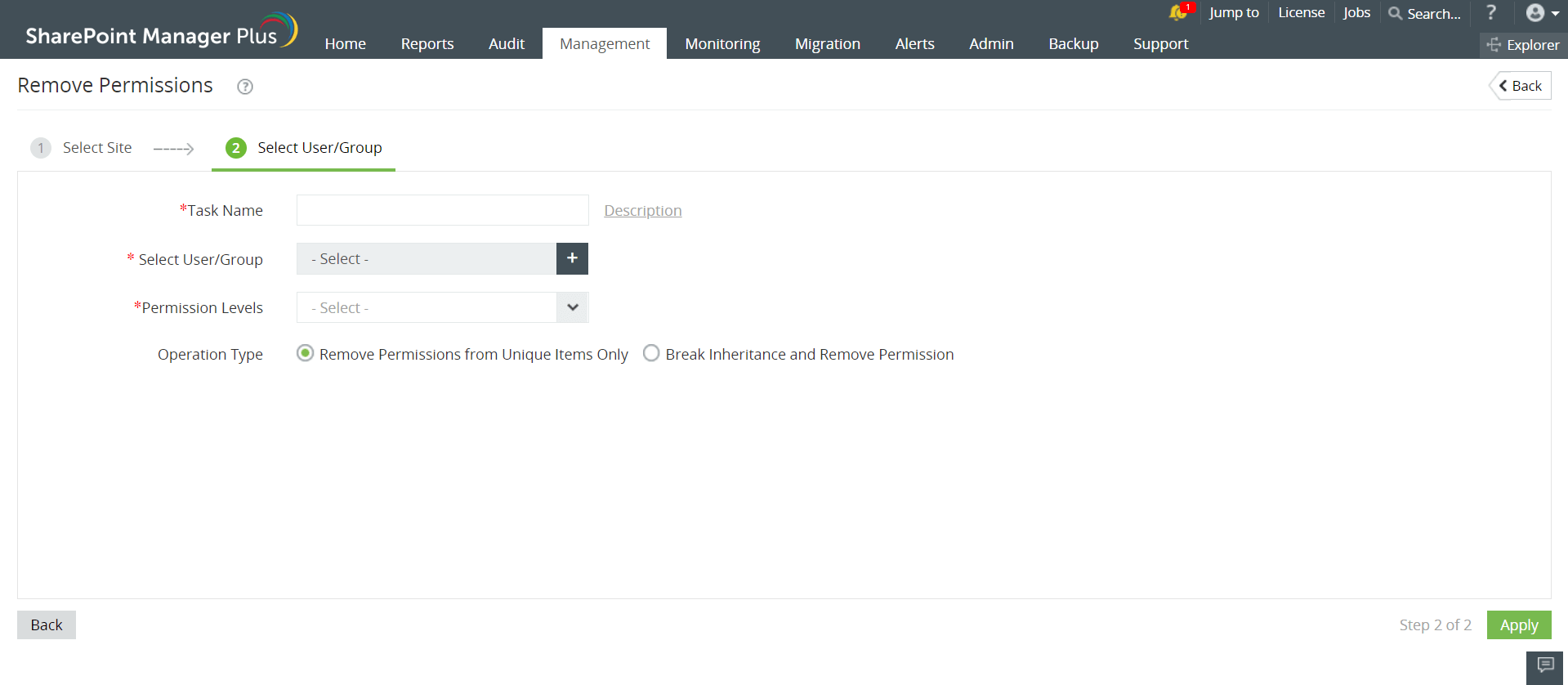 remove-permission-granular