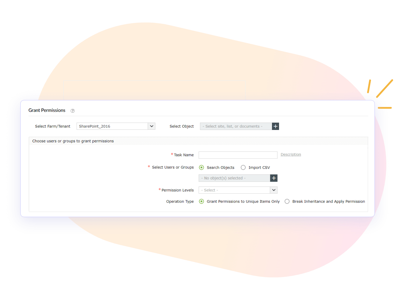 精细的权限管理