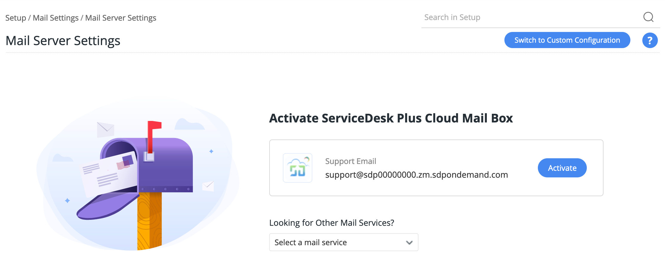 Service Email Local 邮件服务器设置 - 原生邮件服务